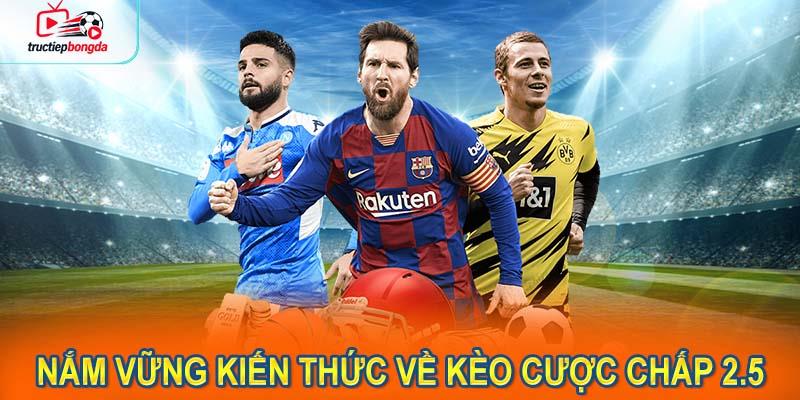 Nắm vững kiến thức về kèo cược chấp 2.5 (Ảnh minh họa!)